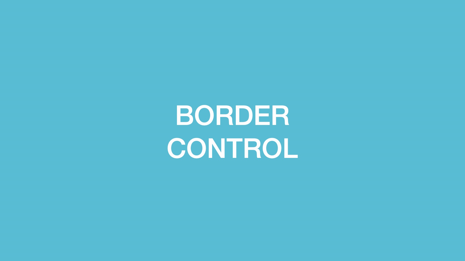 Border Control