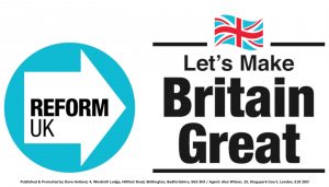 Reform UK downloadable Window Poster