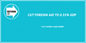 cut foreign aid budget