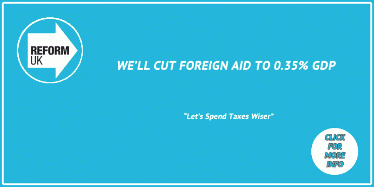 we'll cut foreign aid to 0.35%