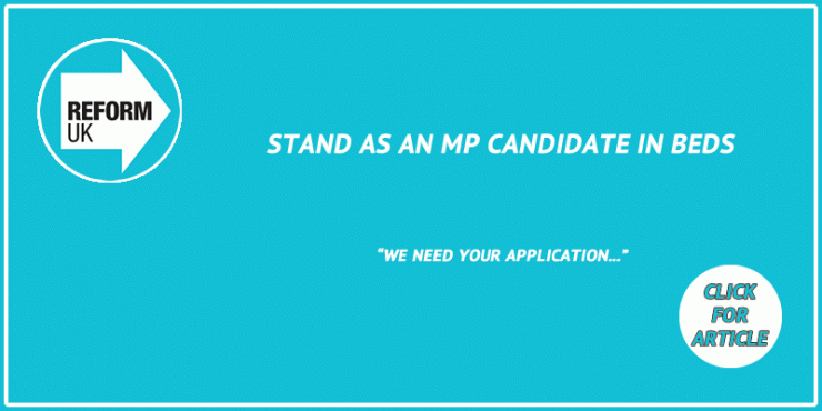 stand for Reform UK as an MP candidate banner small
