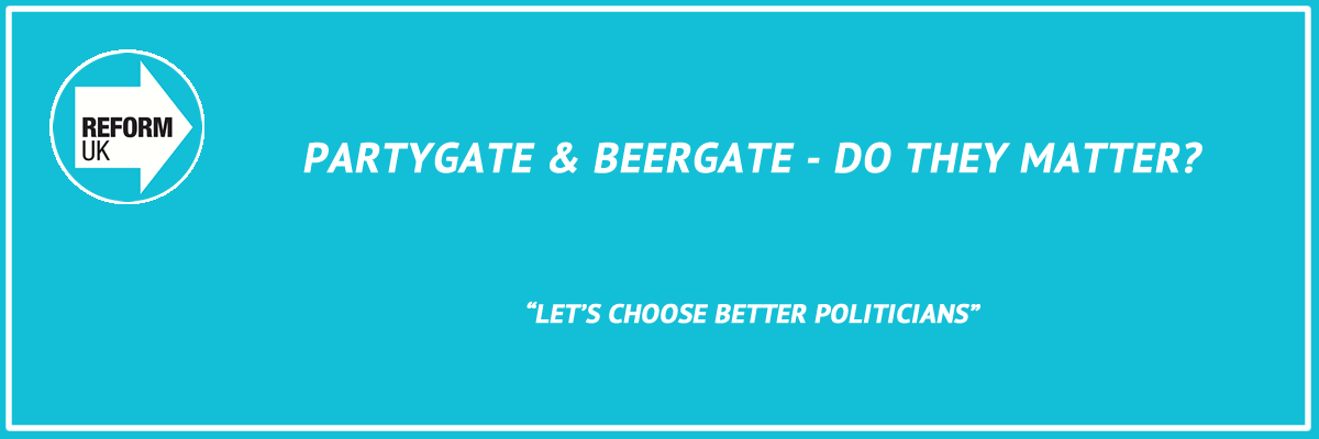 partygate & beergate banner large
