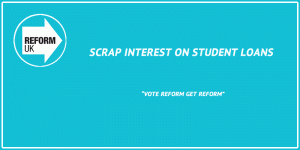 scrap interest on student loans