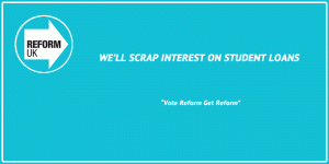 we'll scrap interest on student loans